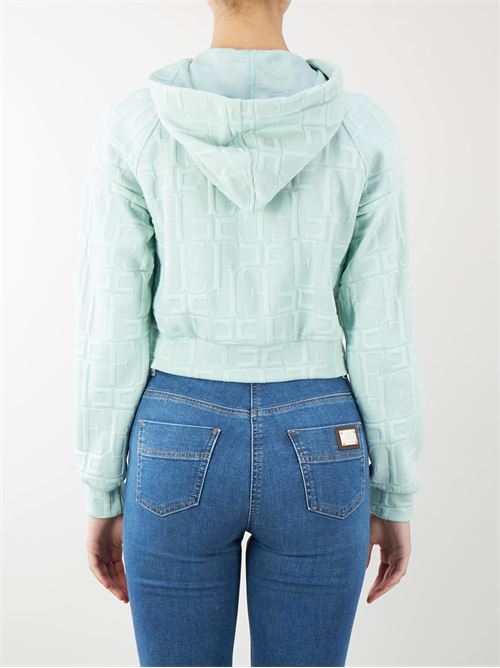 Jacquard cotton sweatshirt with hood and zip Elisabetta Franchi ELISABETTA FRANCHI |  | MD00541E2BV9
